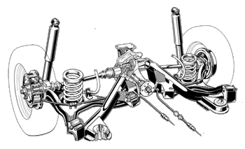 Schrglenker Hinterachse Sierra/ Scorpio